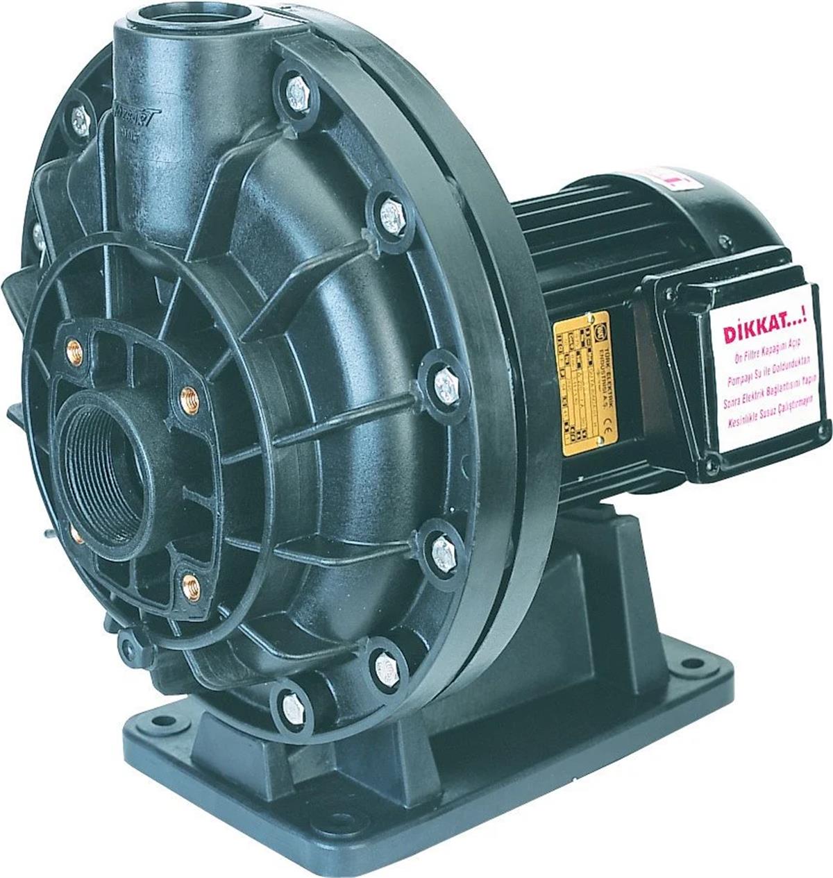 Nozbart İlk Seri Termoplastik Ön Filtresiz Trifaze Su Pompası