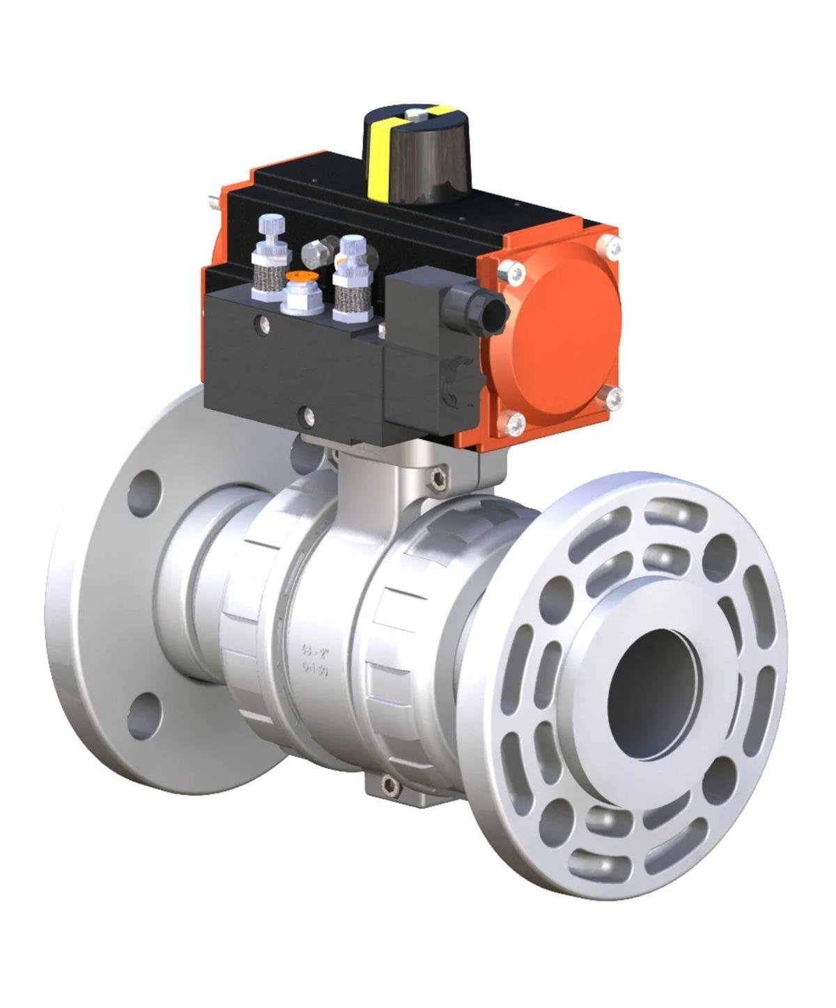 Nozbart PPRC Pnömatik Aktüatörlü Küresel Vana