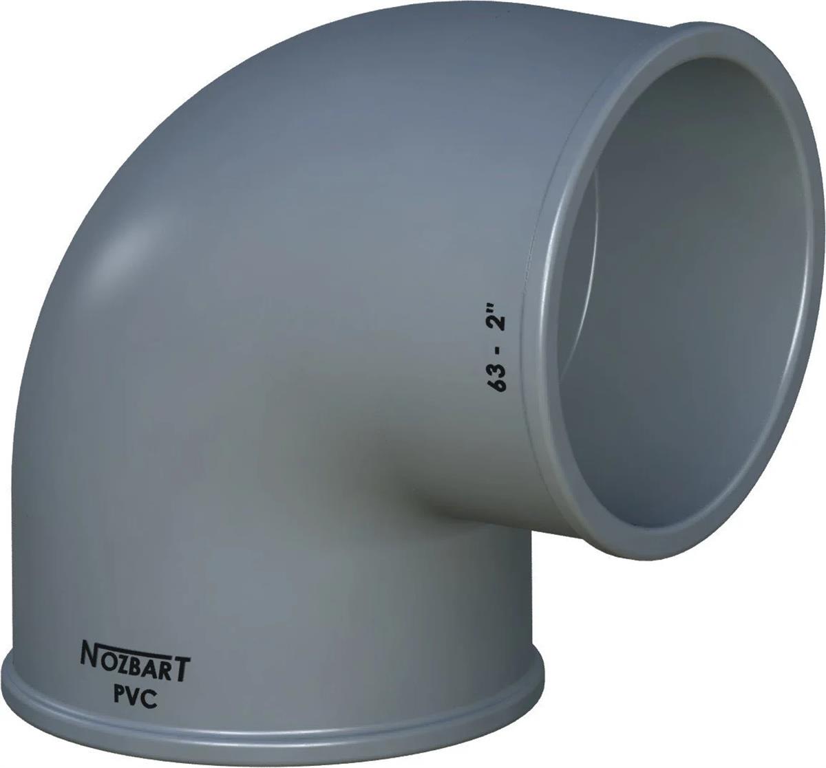 Nozbart U-PVC 90° Dirsek