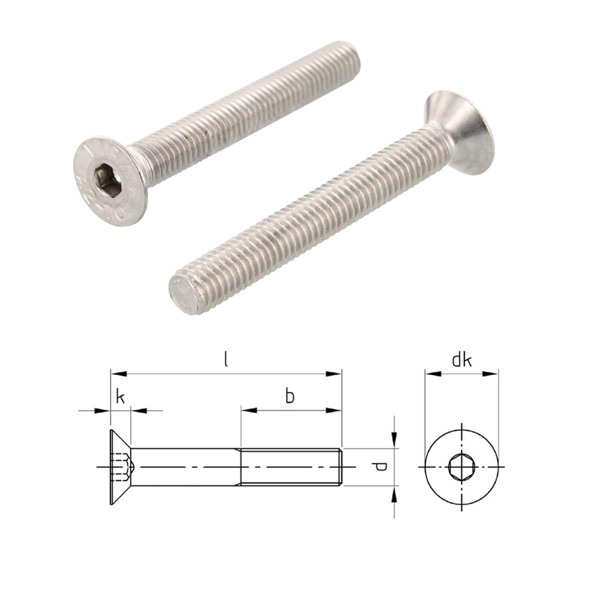 Paslanmaz Civata HB İmbus