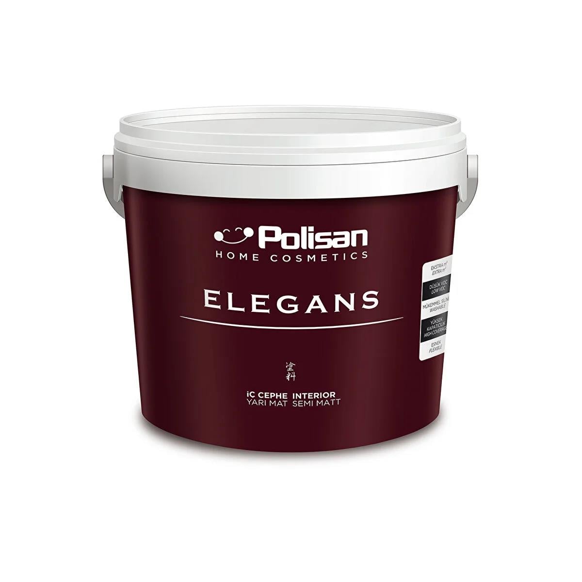 Polisan Elegans Yarımat Beyaz 7.5 LT