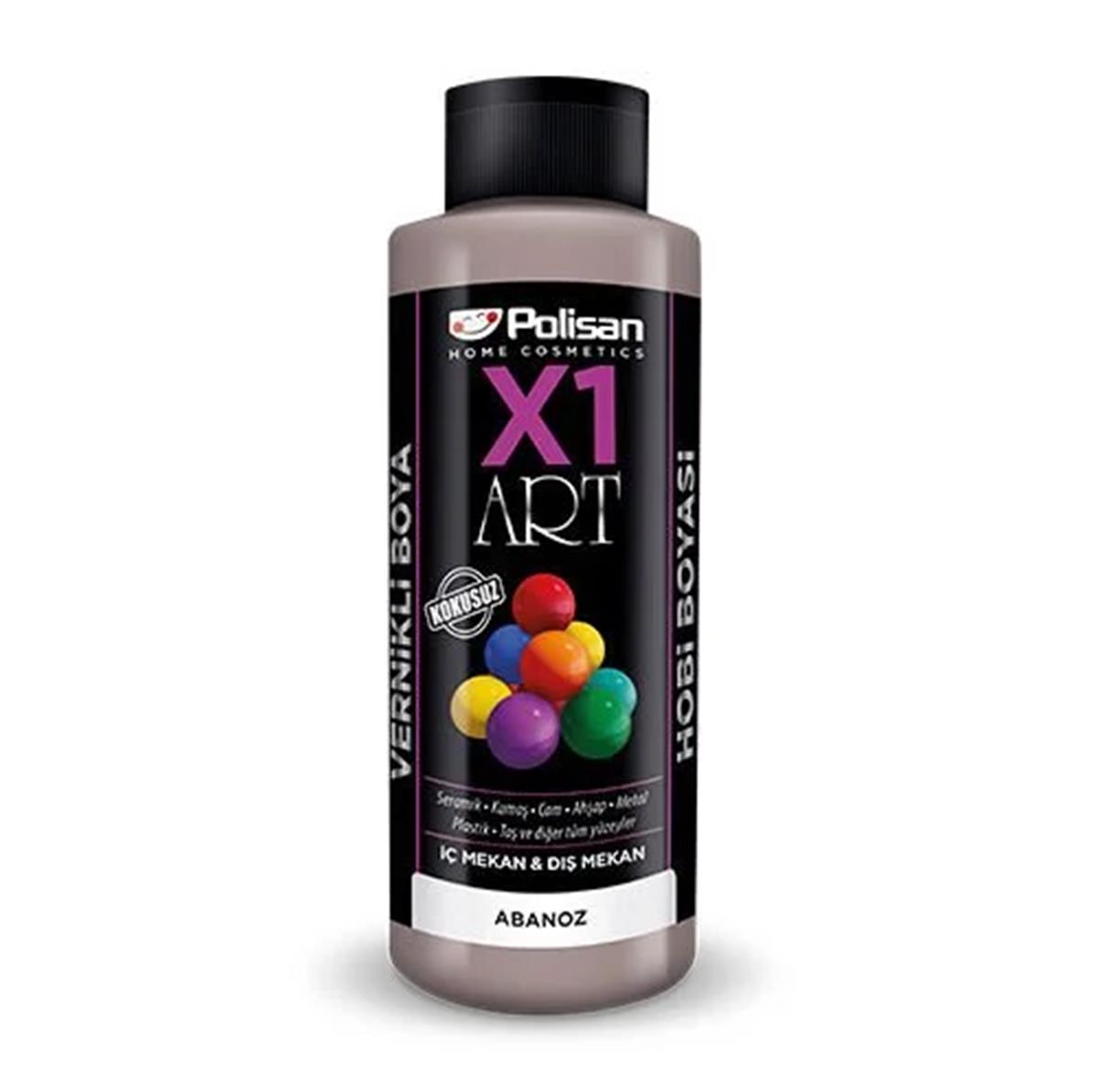Polisan X1 Art Vernikli Boya Abanoz