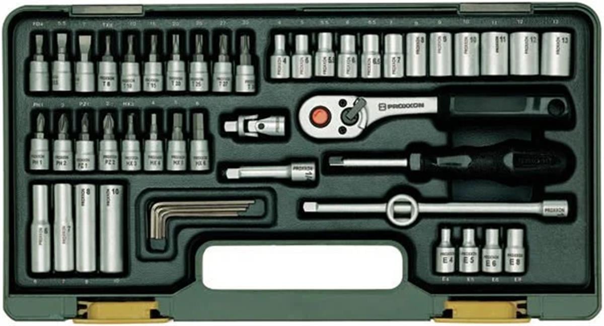 Proxxon 23280 1/4 50 Parçalı Lokma ve Bits Uç Takımı