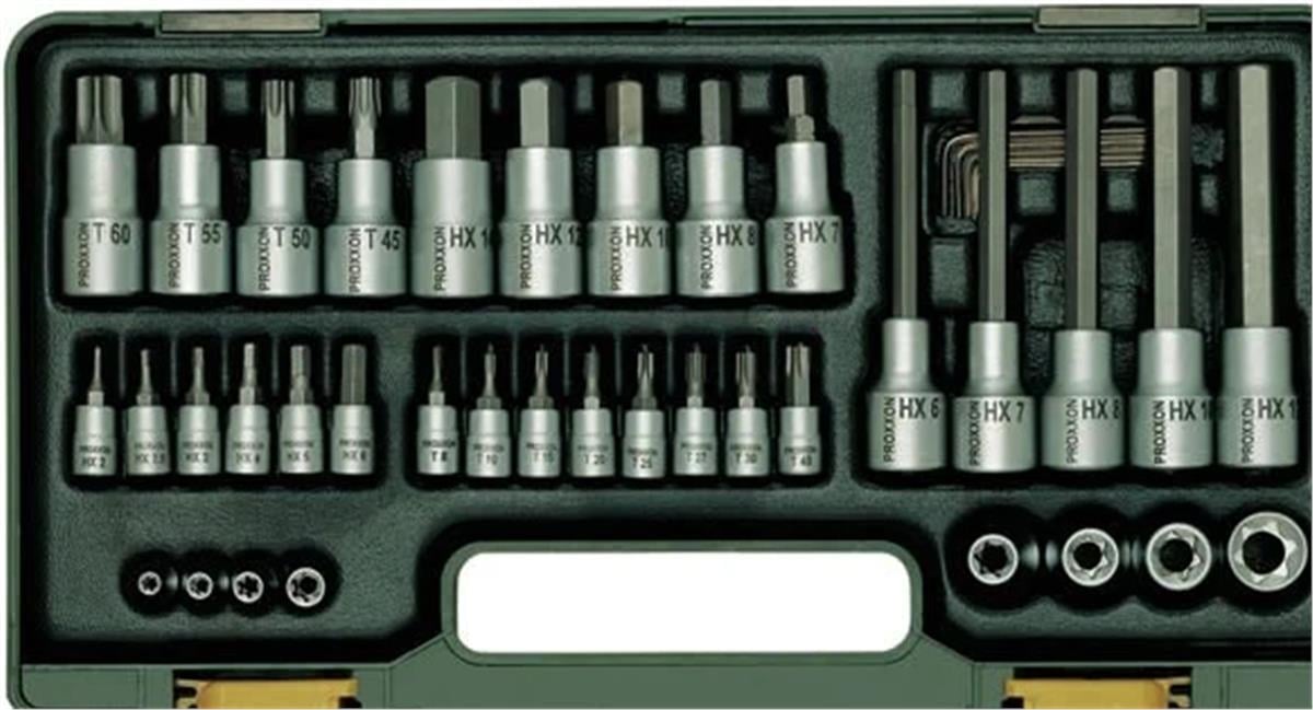 Proxxon 23290 42 Parçalı Torx ve Allen Lokma Uç Takımı