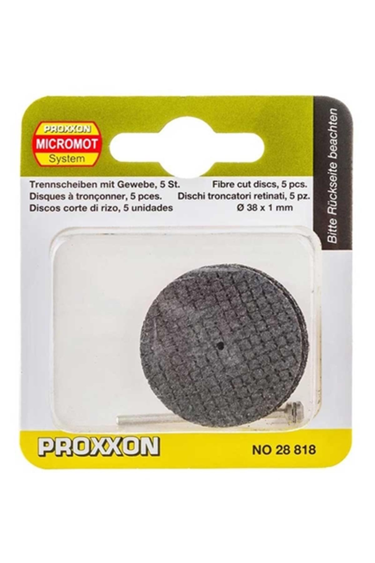 Proxxon 28818 Kesme Diskleri 38 mm 5'li