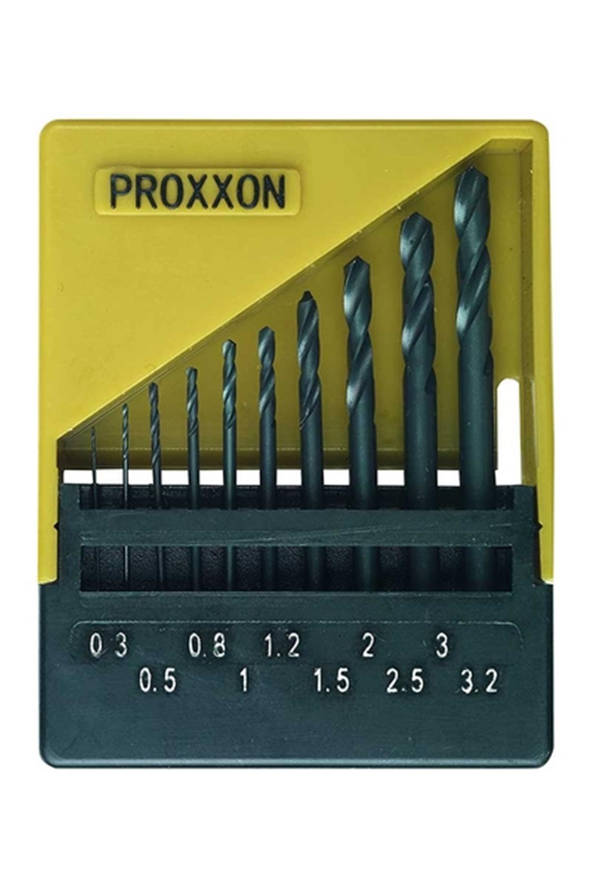 Proxxon 28874 HSS Uç Seti 0.3 mm-3.2 mm 10'lu