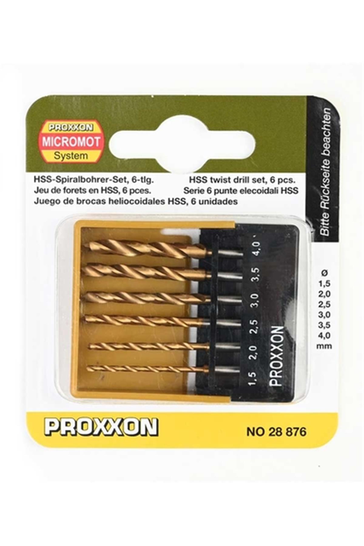 Proxxon 28876 Matkap Uç Seti 6'lı