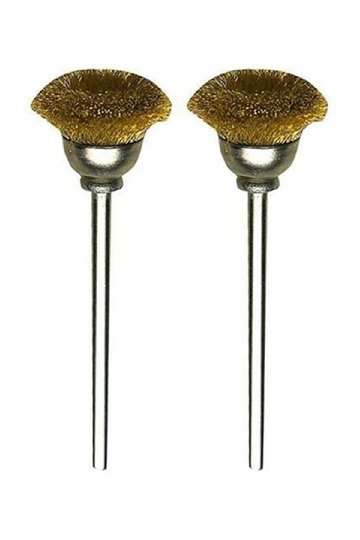 Proxxon 28963 Pimli Sarı Tel Fırça 13 mm 2'li