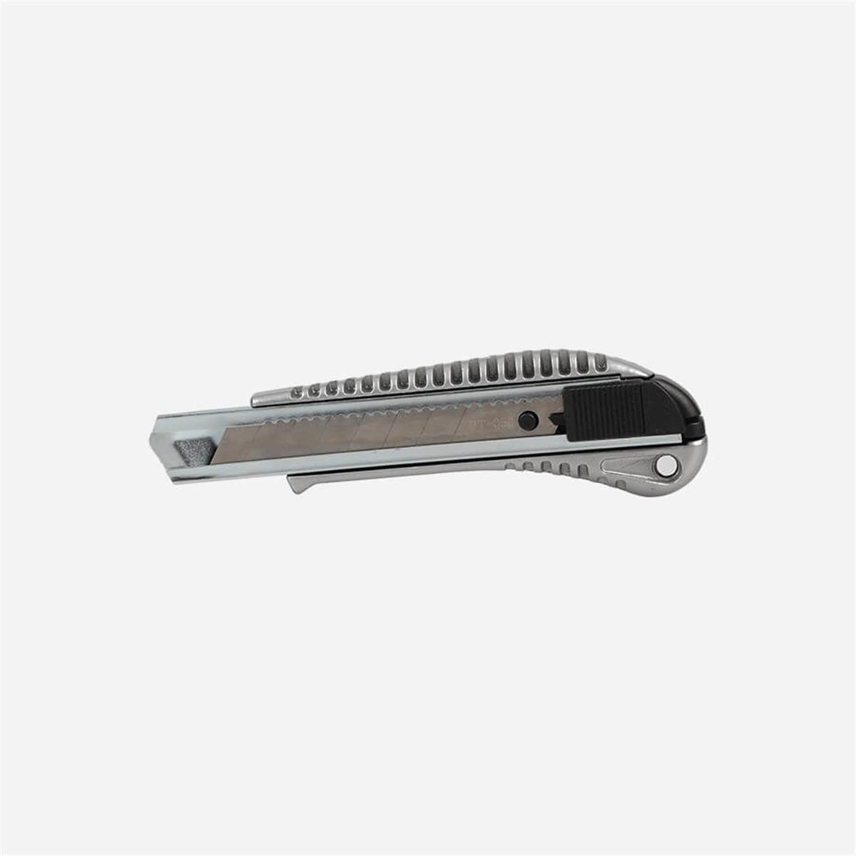 Rtrmax RAK118 Maket Bıçağı Profesyonel Alüminyum Geniş 18 mm