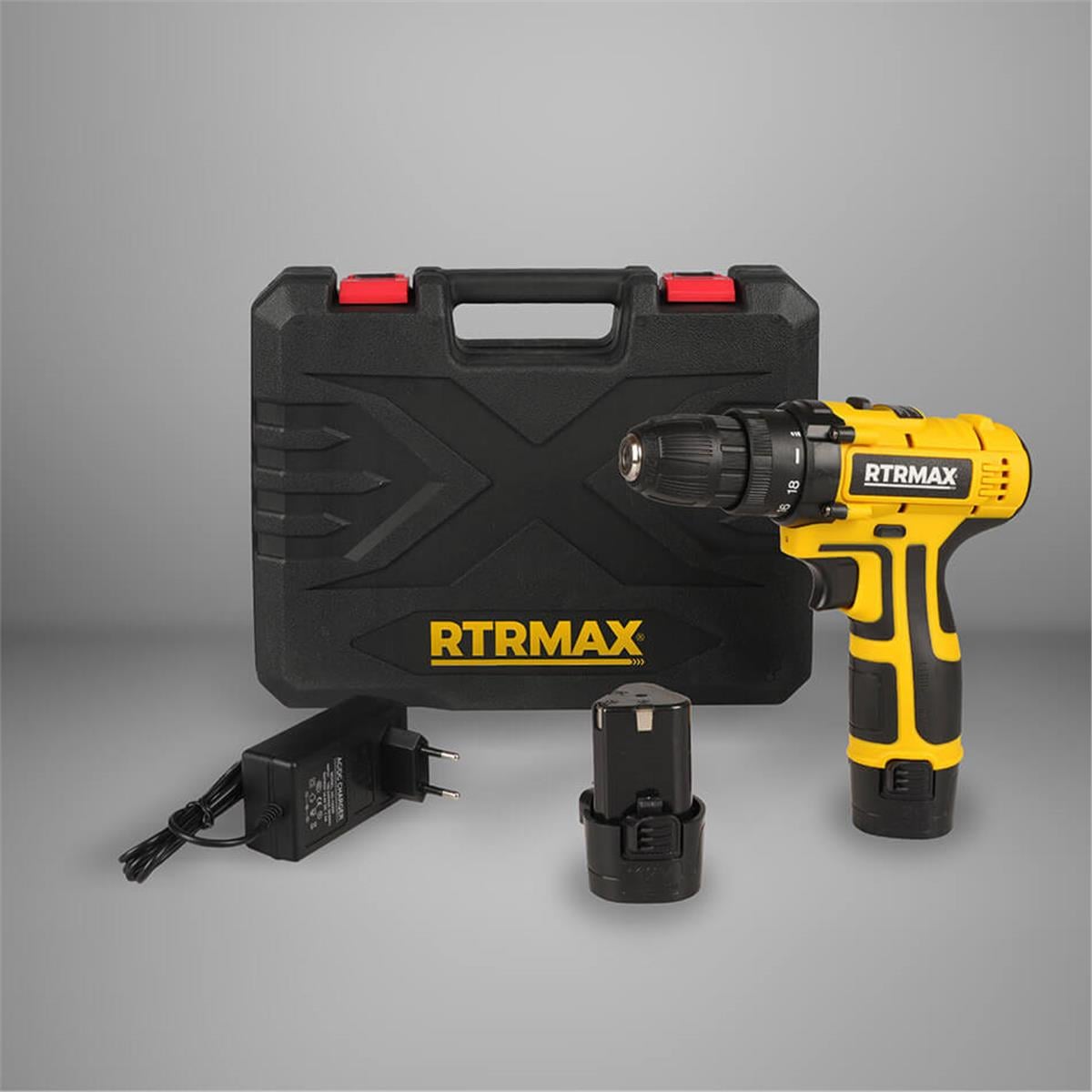 Rtrmax RTM332 Çift Akülü Matkap 12V 1.3Ah