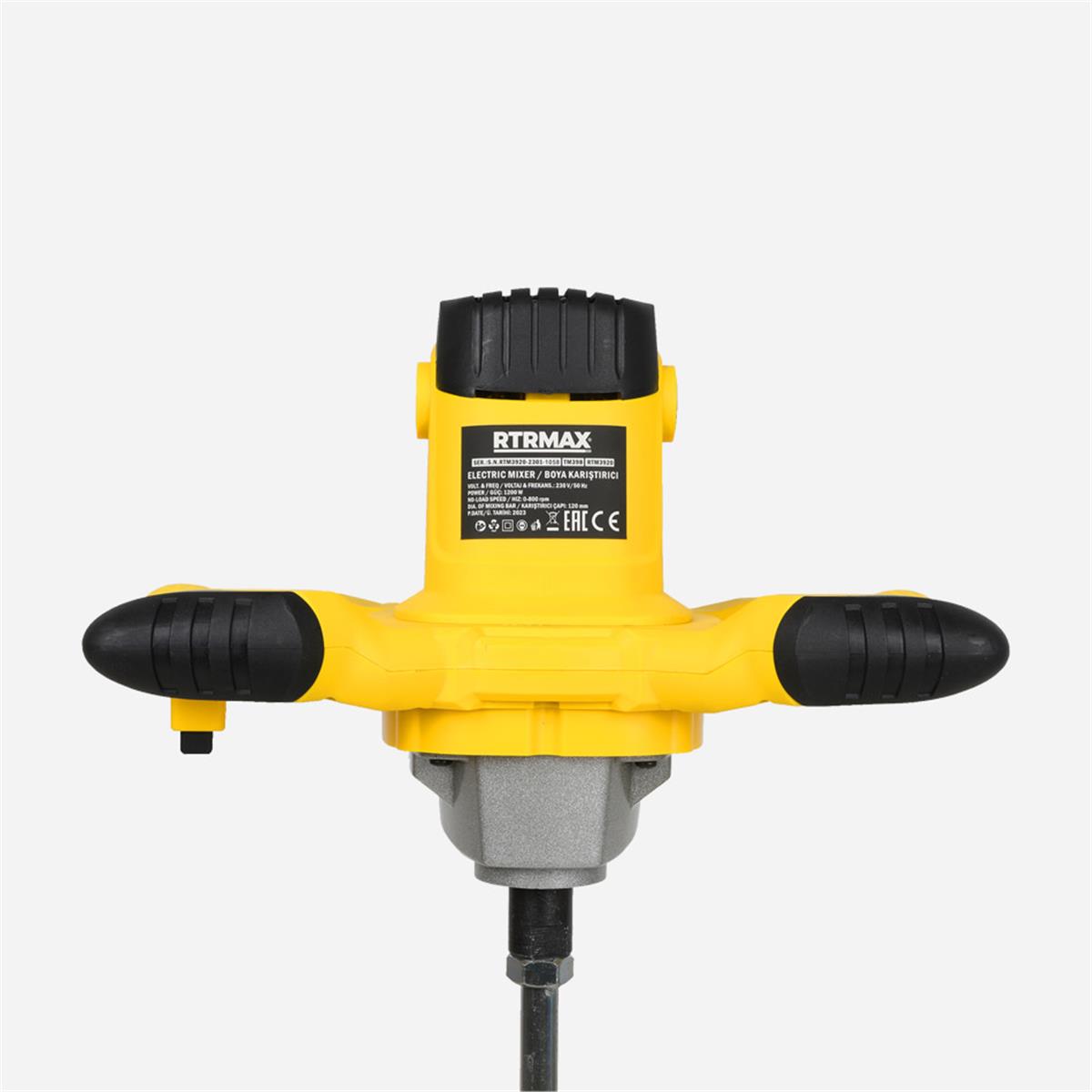 Rtrmax RTM3920 Elektrikli Boya Karıştırıcı 120 mm 1200W