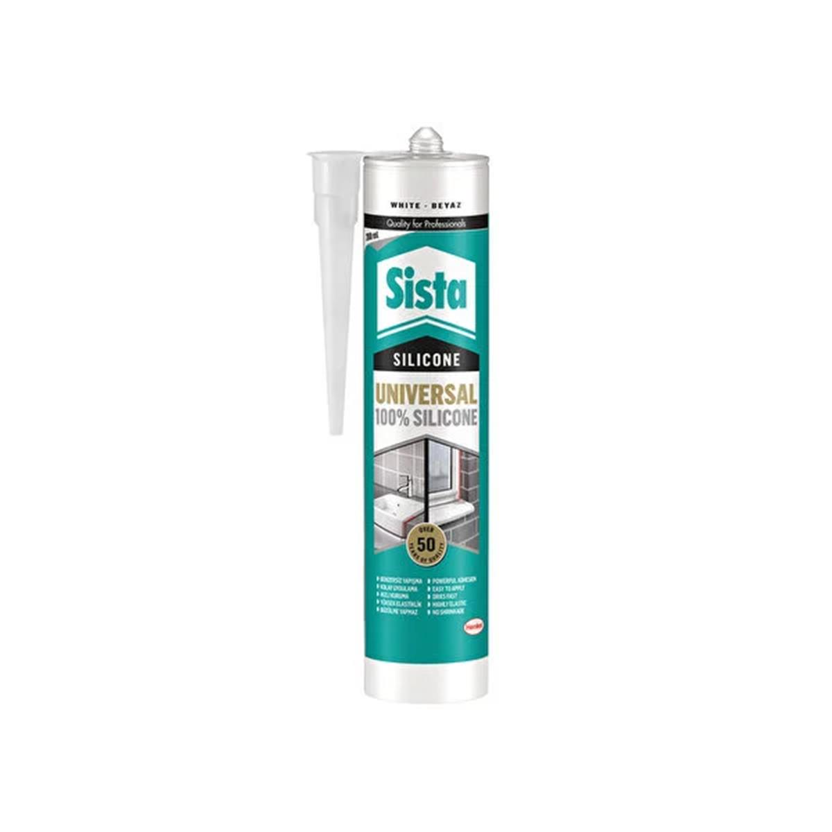 Sista Universal Silikon Beyaz 280 ML