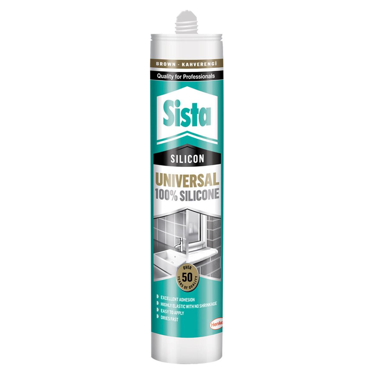Sista Universal Silikon Kahverengi 310 ML