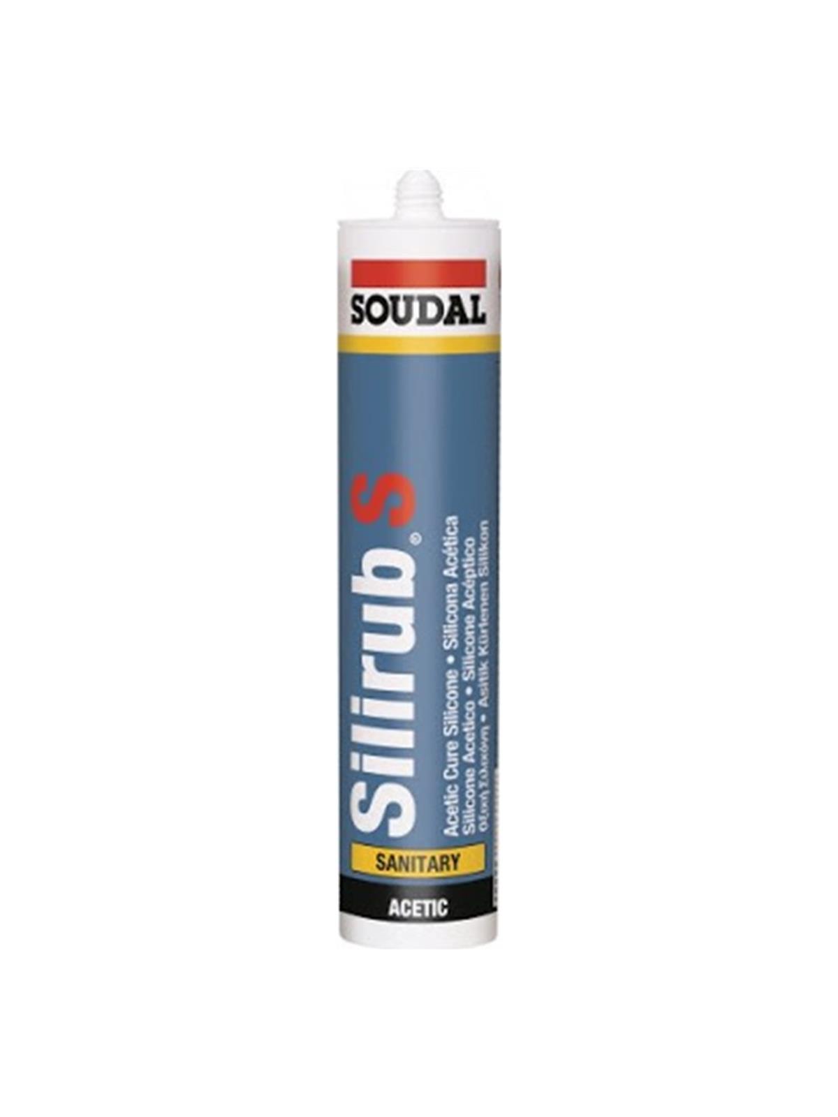 Soudal Silirub Silikon 280 ML Siyah