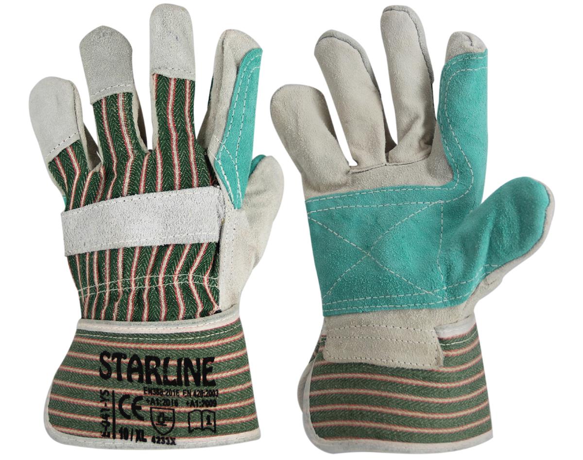Starline E-041-YS Takviyeli Deri Eldiven  