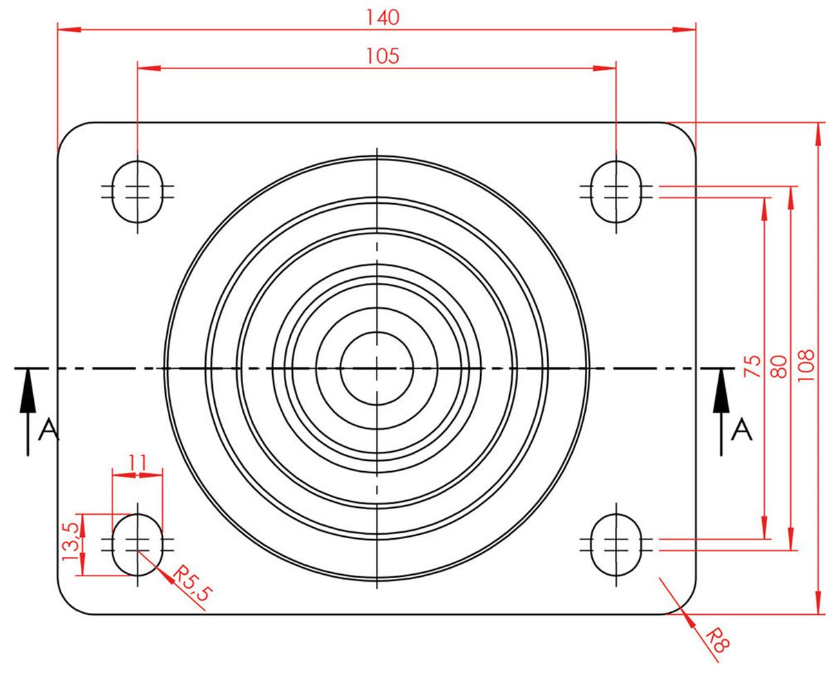 Teker 4002 PUR FRENLİ