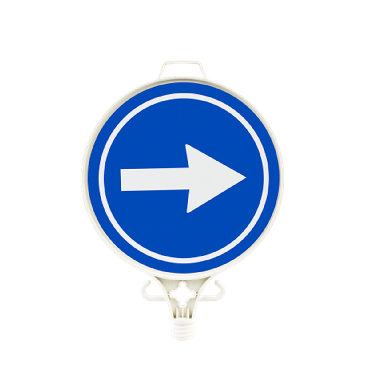 UT 2903 Sağa Mecburi Yön Uyarı Levhası - Çift Yön  