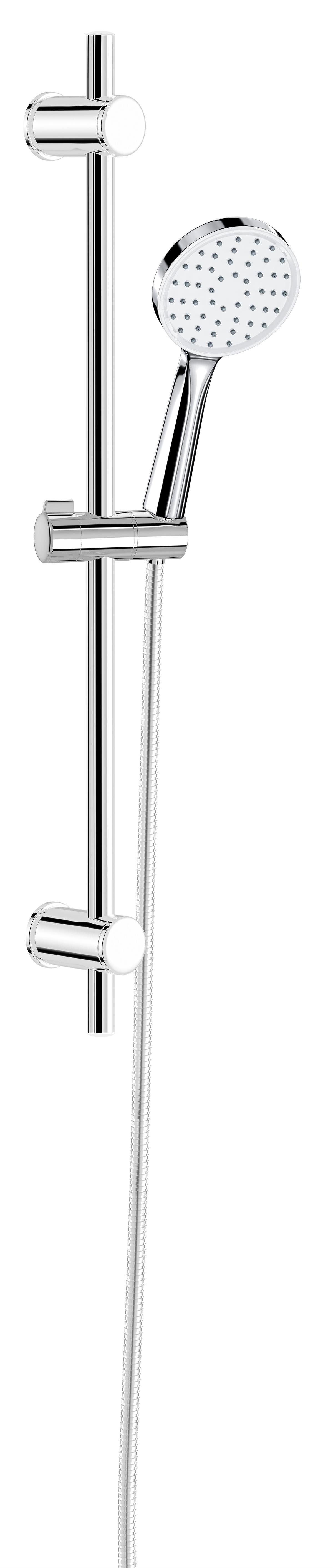 Valtemo Grando Chrome Adjustable Sliding Duş Seti