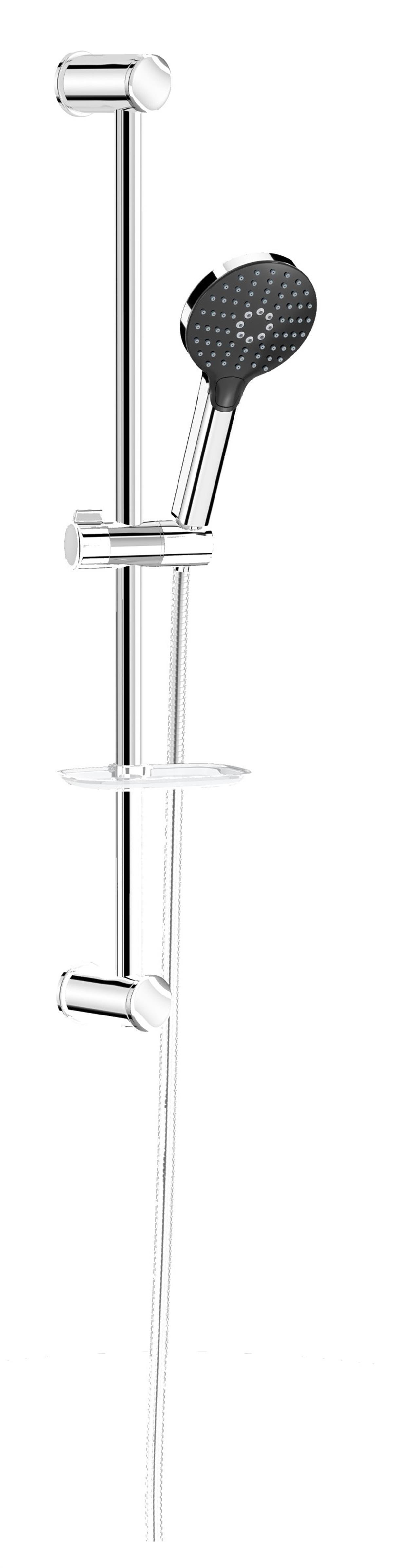 Valtemo Rainmax Chrome Space Sliding Duş Seti