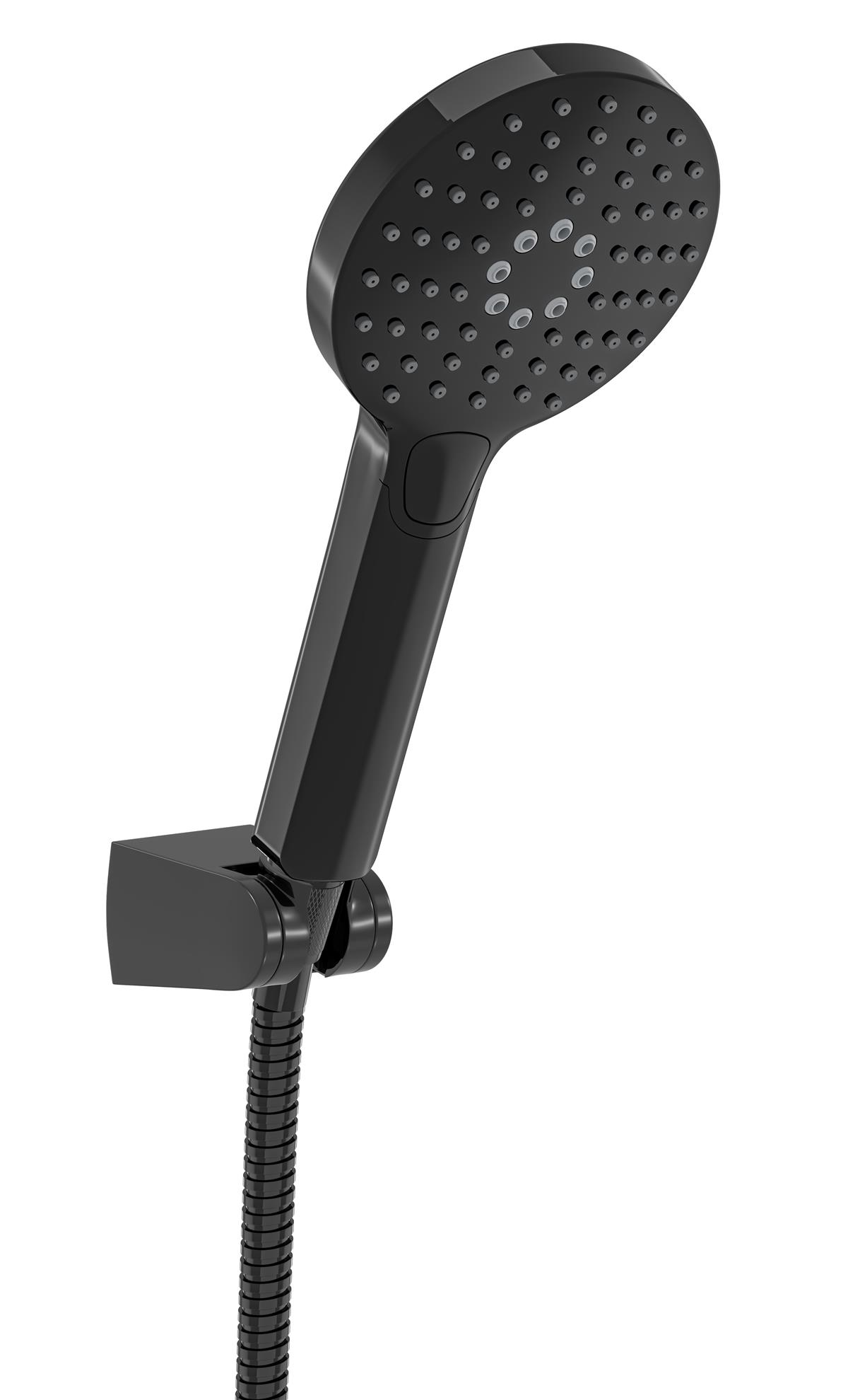 Valtemo Rainmax Jet Black El Duşu Seti