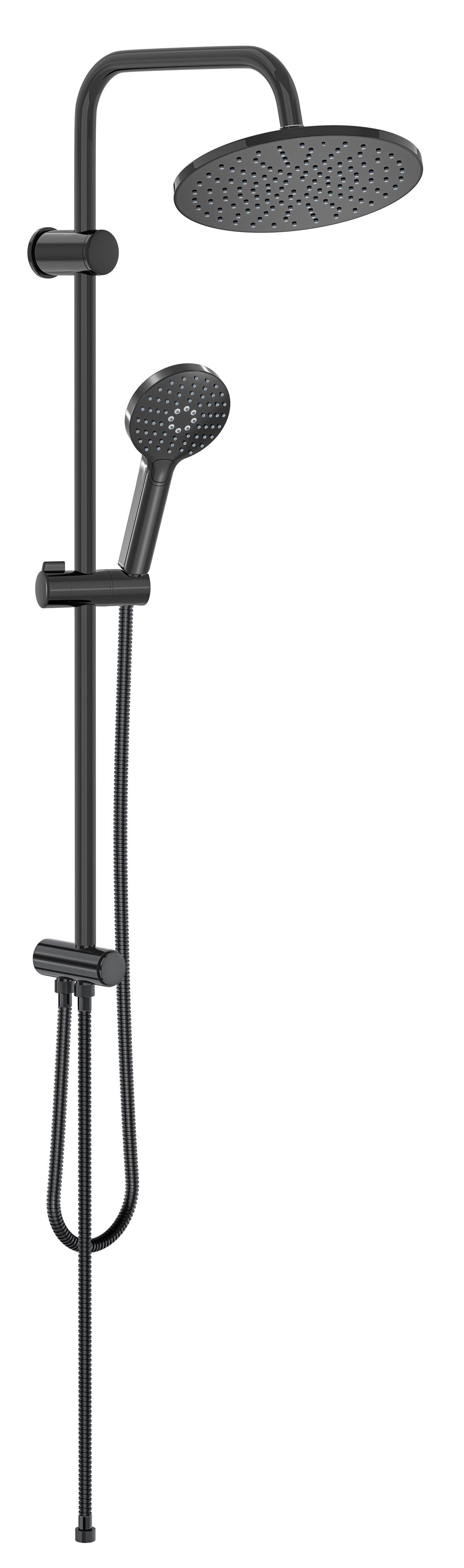 Valtemo Rainmax Mat Black Rain Duş Seti