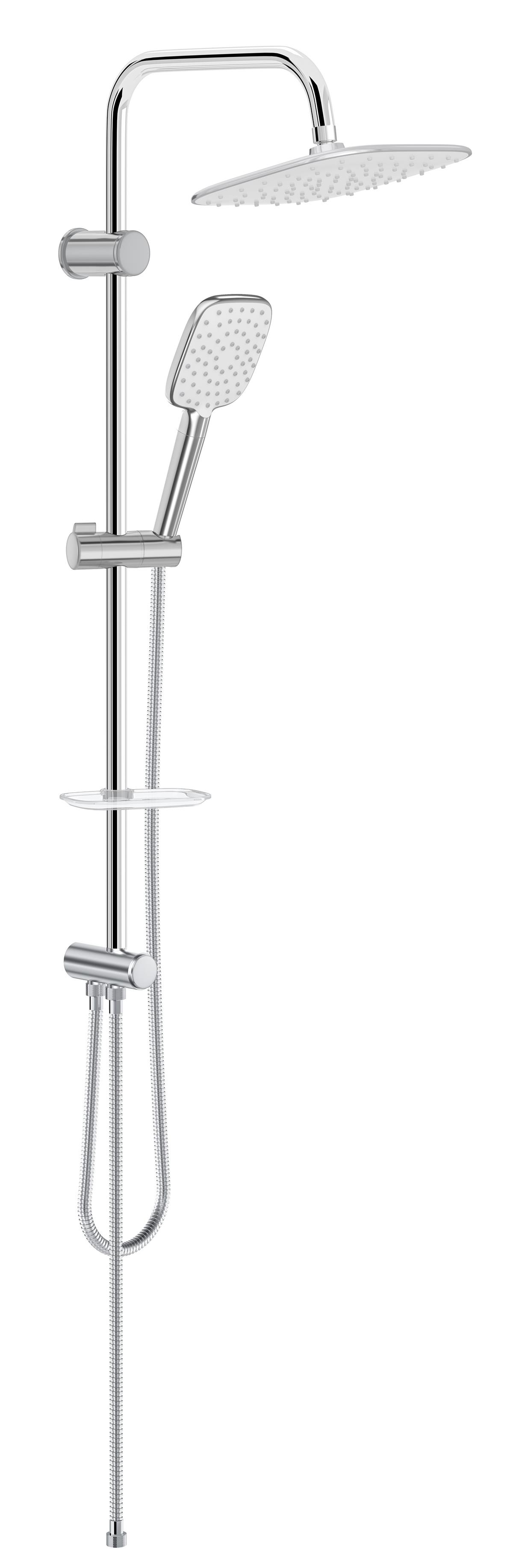 Valtemo VS-5430-2530 Aqua Mat Chrome Rain Duş Seti (3)