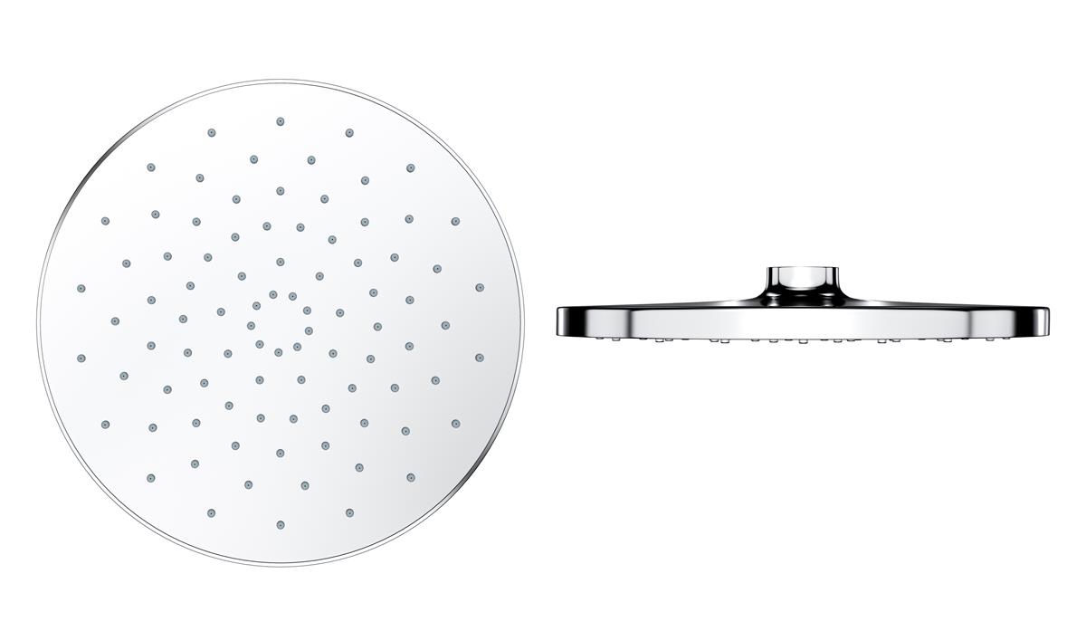 Valtemo VS-9409 Chrome Tepe Duşu