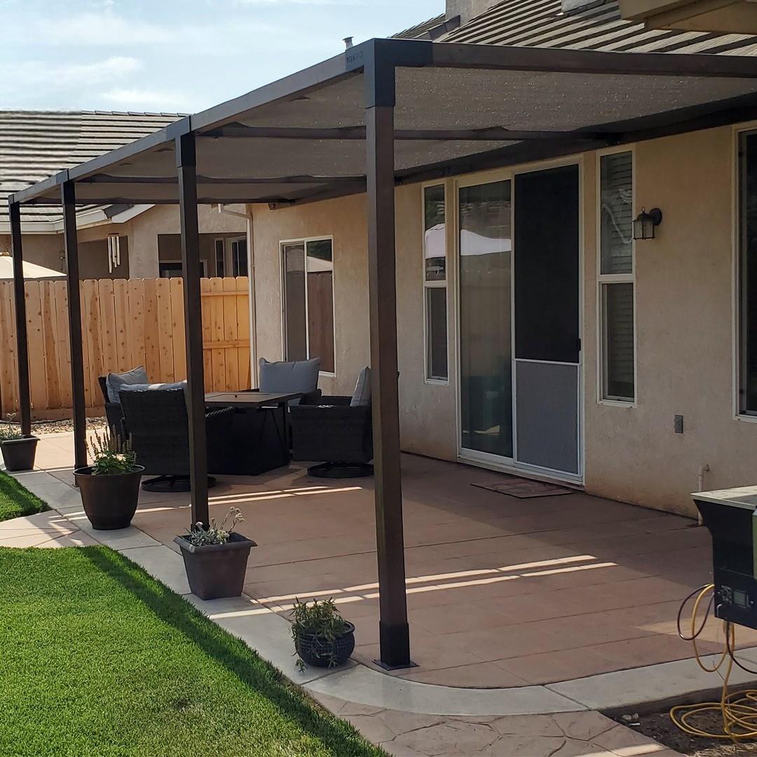 Venina Home Duvardan İki Bölümlü Gölgelikli Pergole VHPD102