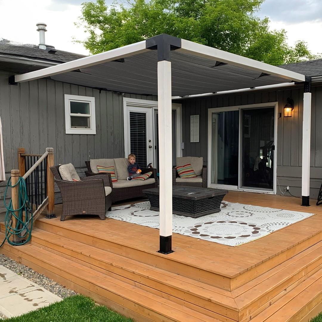 Venina Home Duvardan Tek Bölümlü Gölgelikli Pergole VHPD104