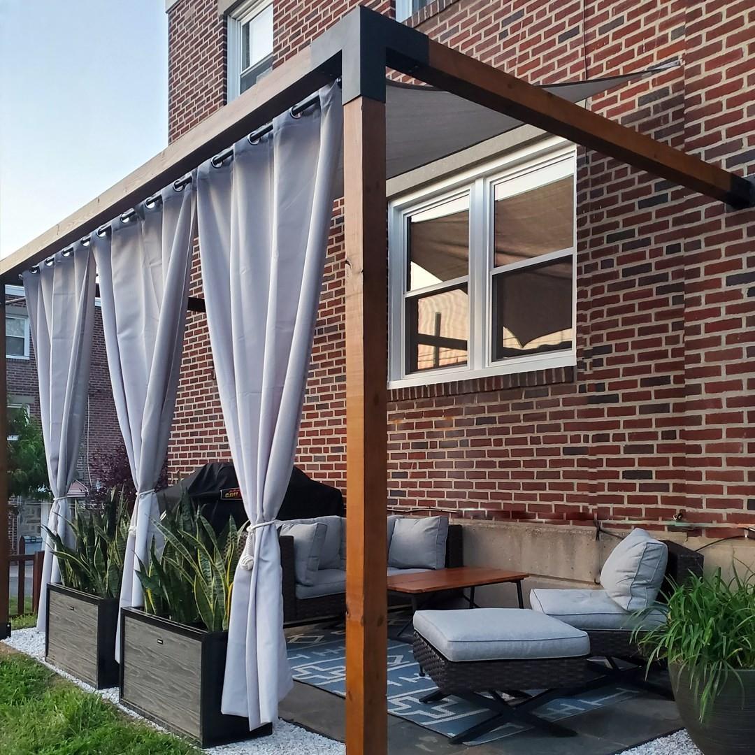 Venina Home Duvardan Tek Bölümlü Pergole VHPD105