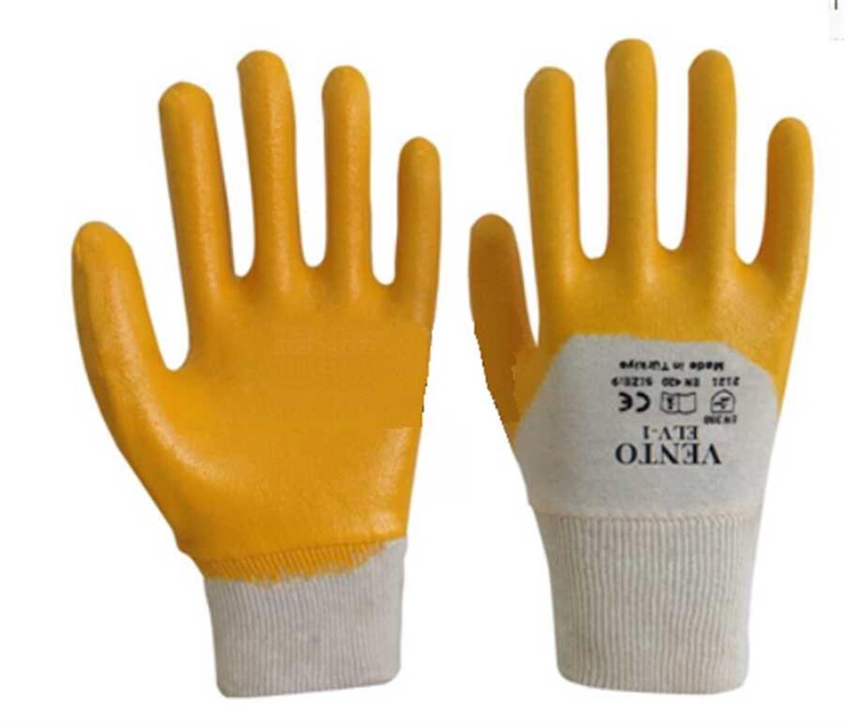 Vento ELV-1 Sarı Nitril Eldiven  