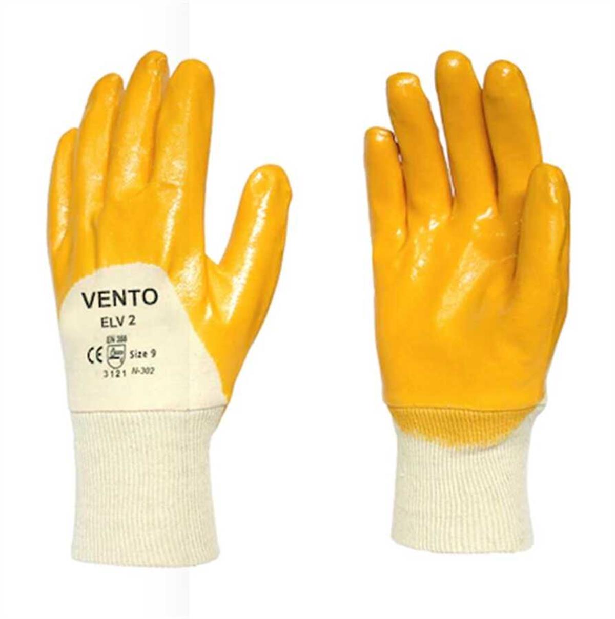 Vento ELV-2 Sarı Nitril Eldiven  