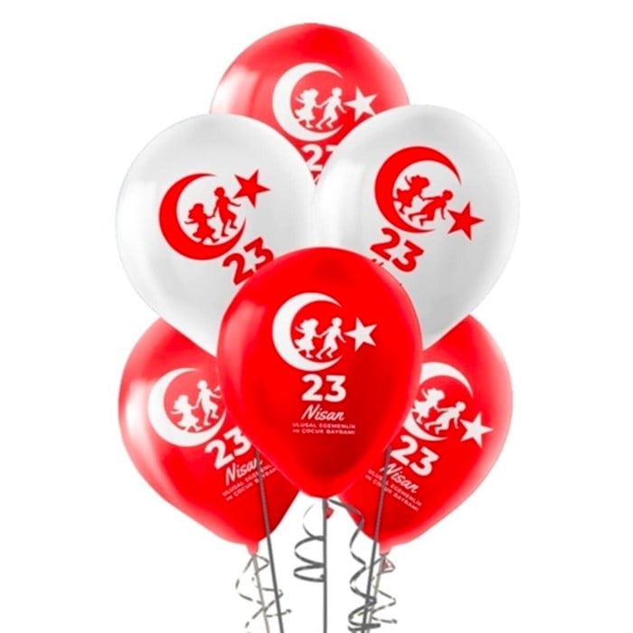 23 Nisan Baskılı Balon 10 Adet