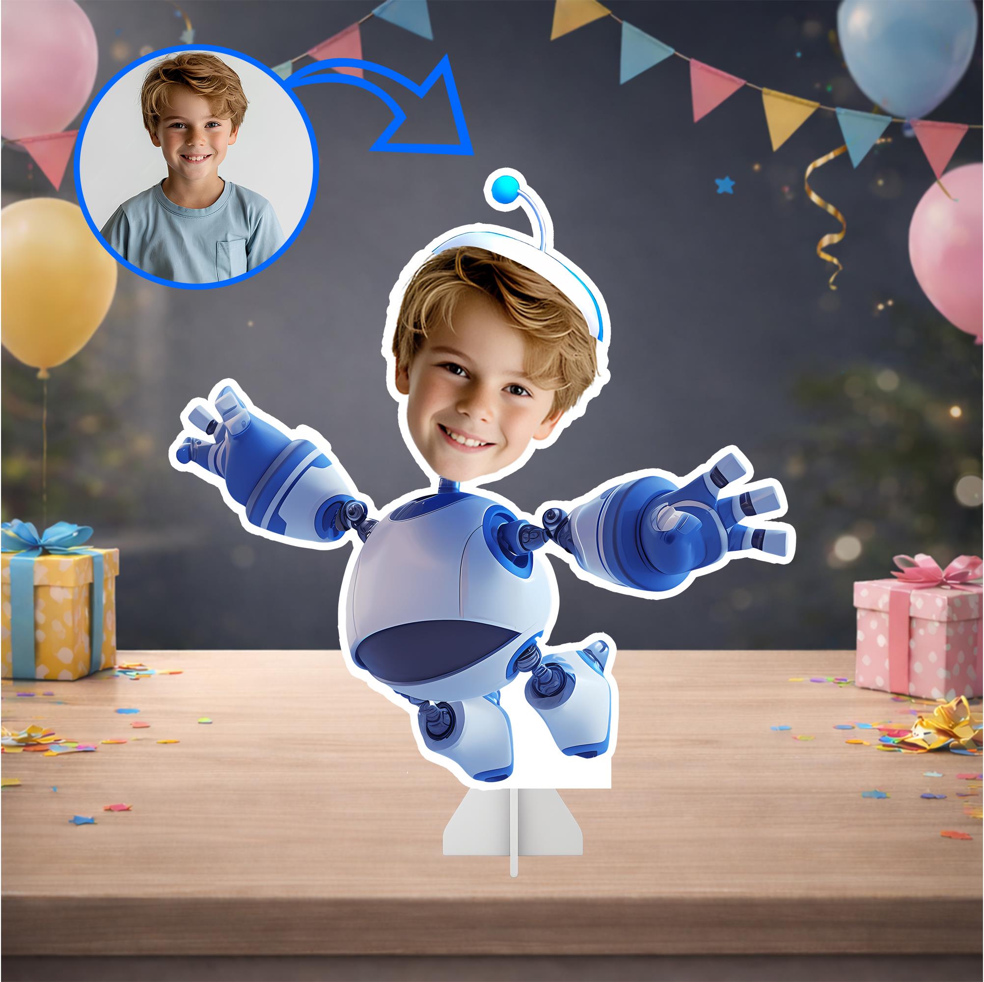 Kişiye Özel Astrobot Temalı Masa Panosu Tasarım 2