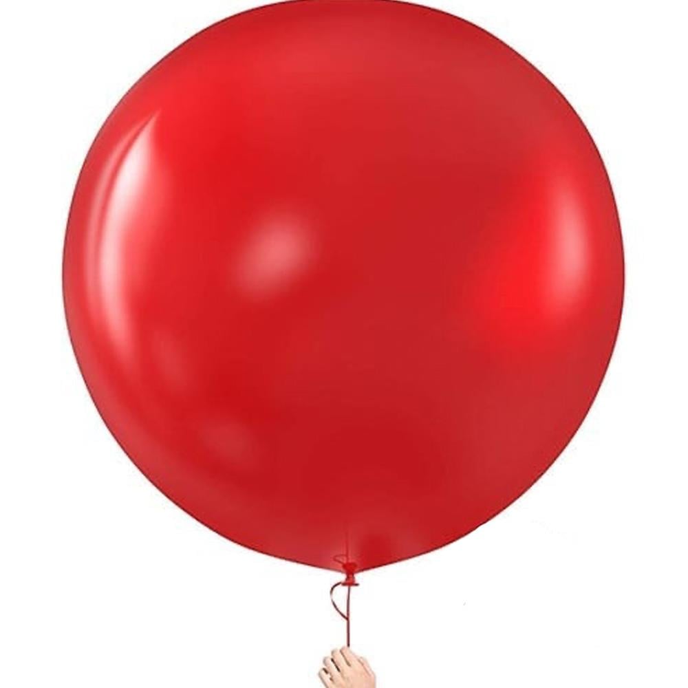 24 İnc Kırmızı Renk Jumbo Boy Balon