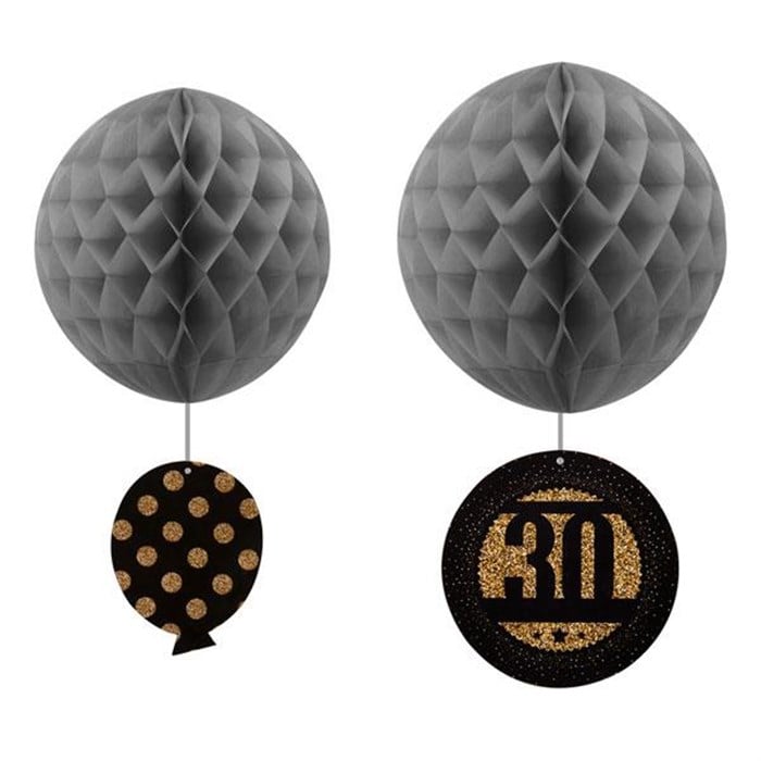 30 Yaş Doğum Günü Temalı Gümüş Petek Süs