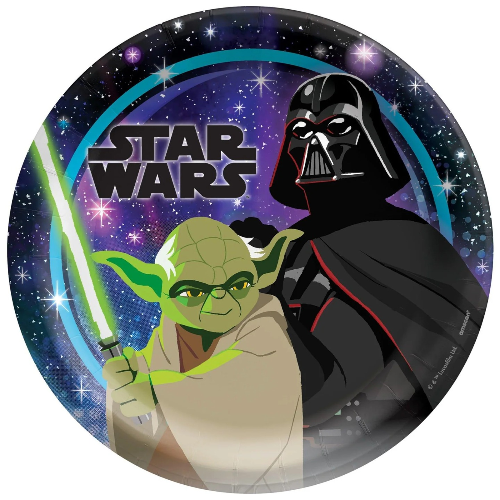 Star Wars Doğum Günü Temalı Tabak - 8 Adet