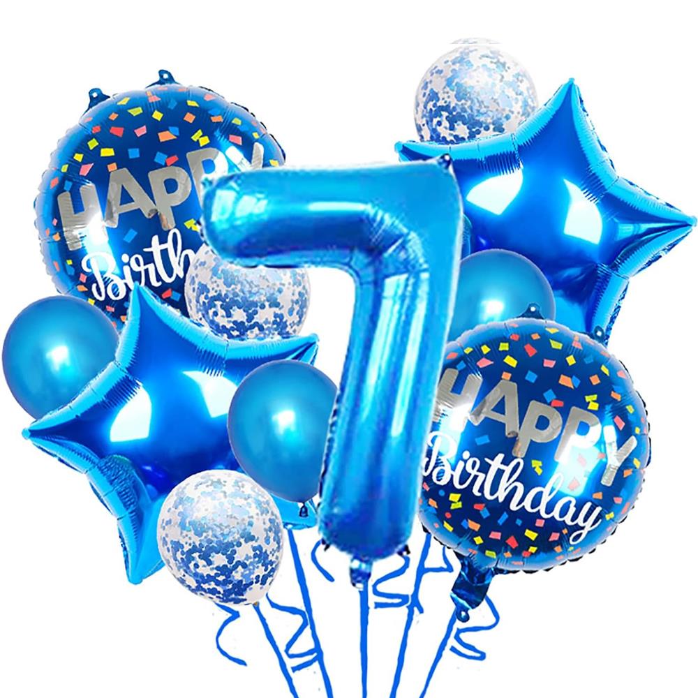 7 Yaş Mavi Balon Seti