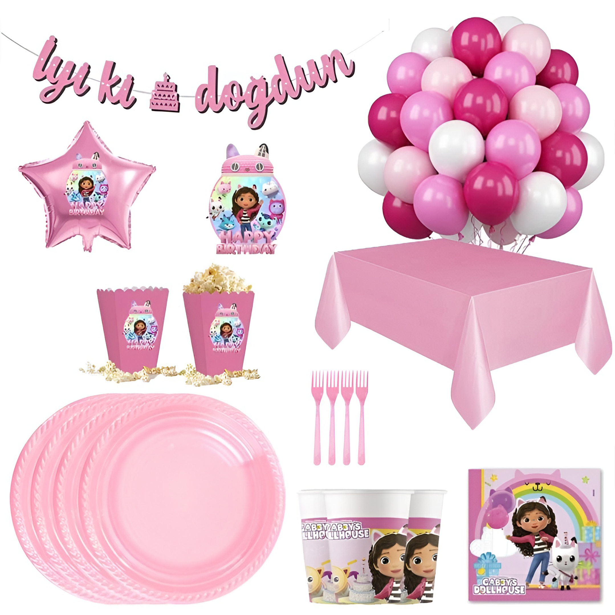 Gabby Dollhouse Lüks Set 24 Kişilik