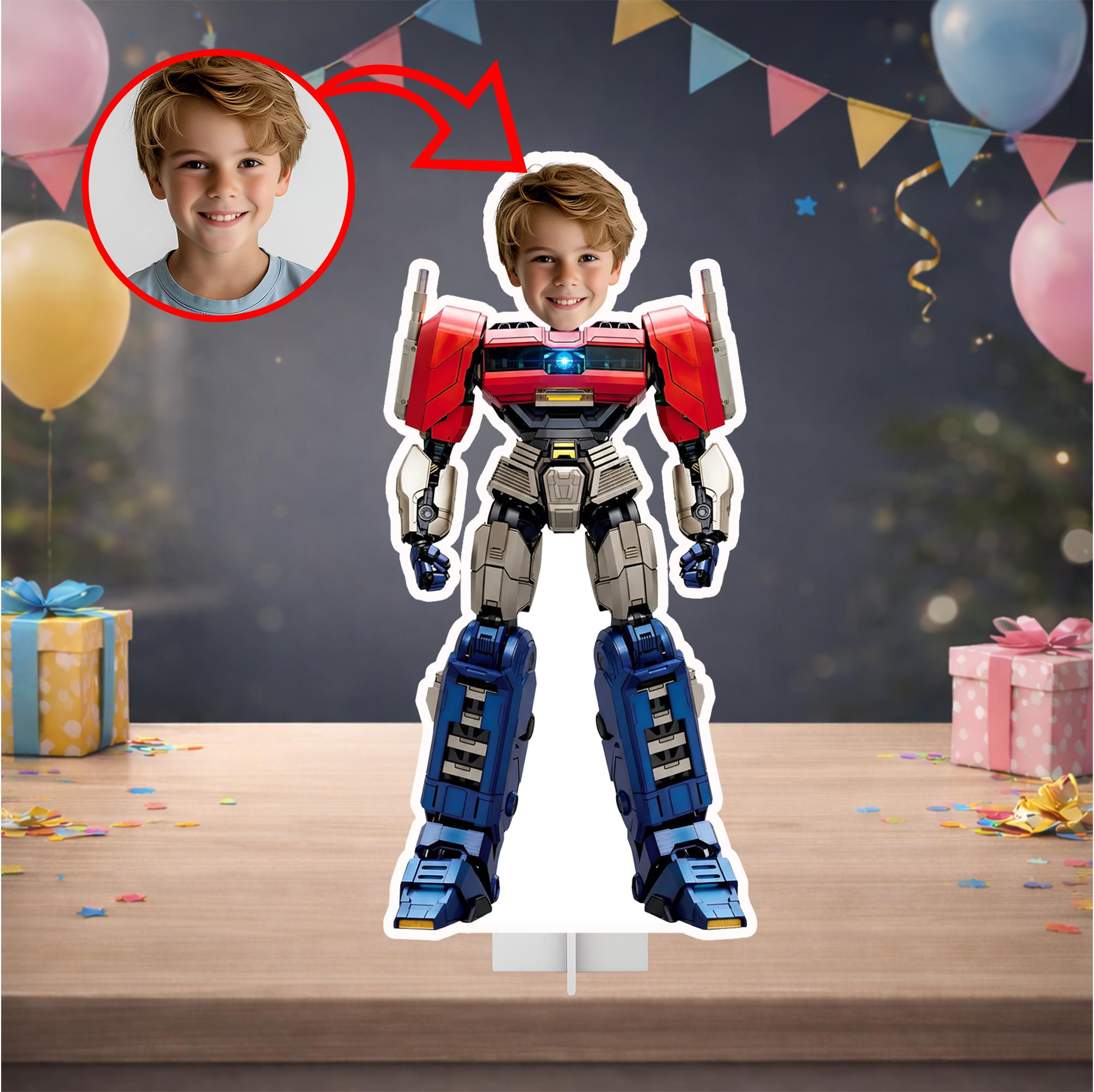 Kişiye Özel Transformers Optimus Prime Temalı Masa Panosu