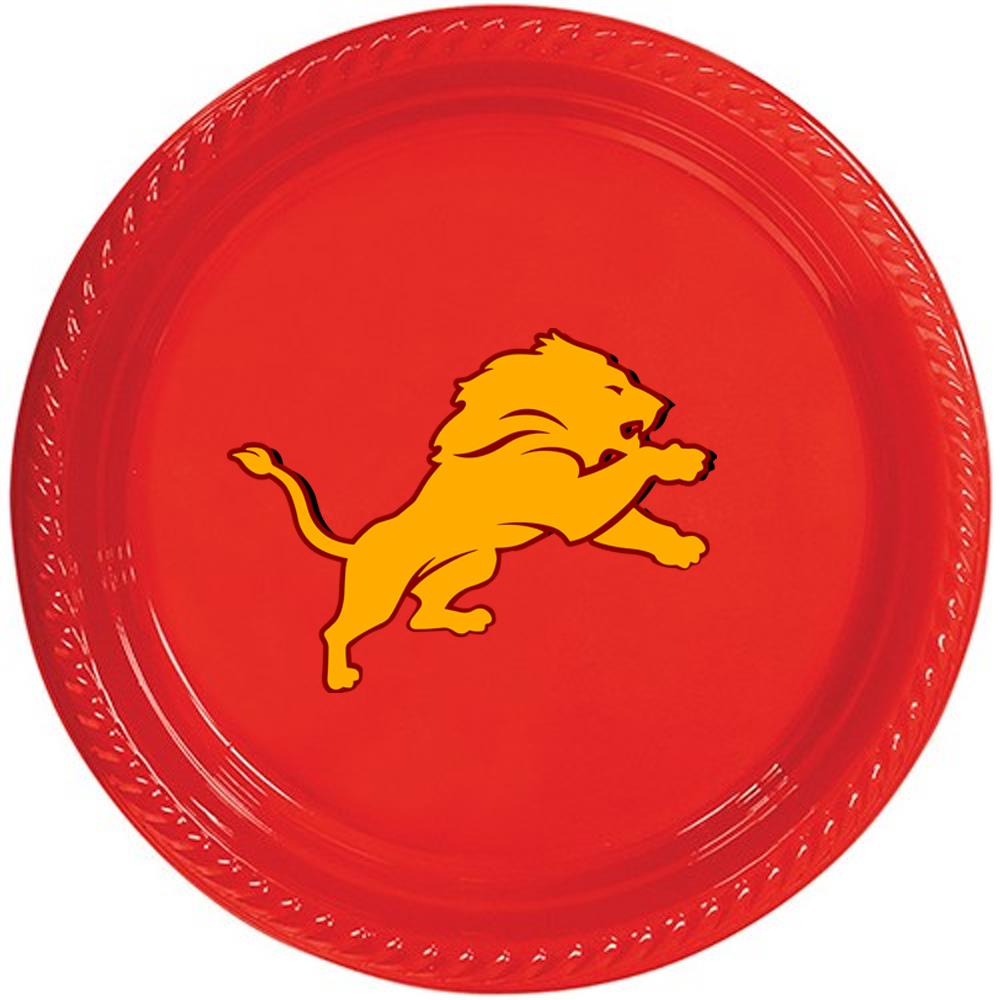 Aslan Temalı Tabak - 5 Adet