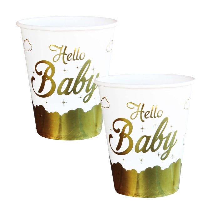 Baby Shower Partisi Premium Gold Bardak