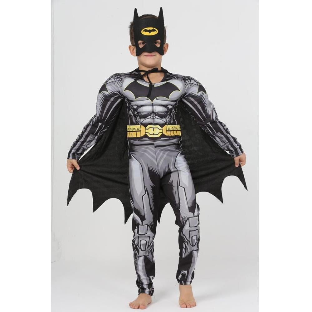 Batman Karakter Kostümü Kaslı Versiyon