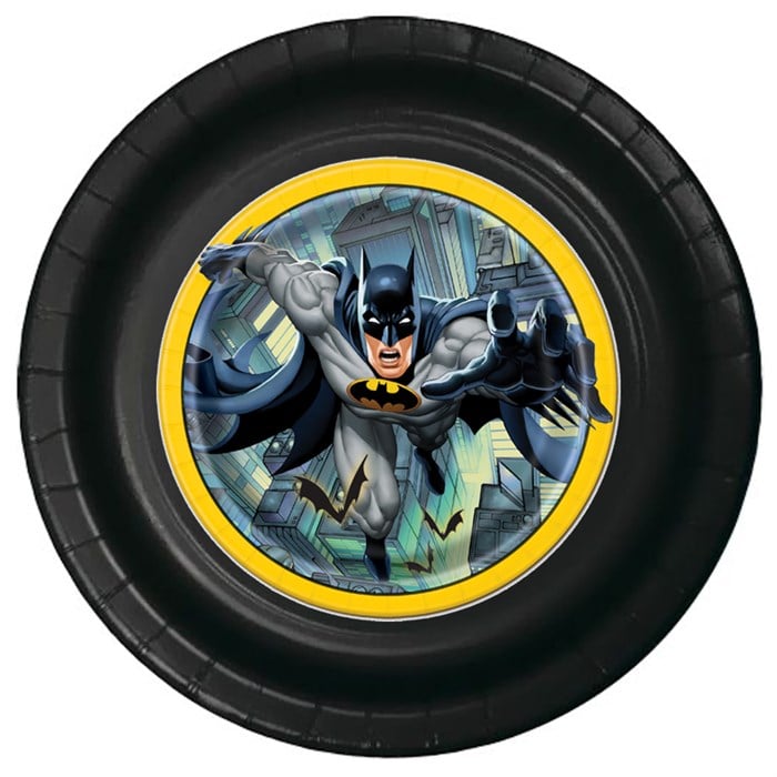 Batman Stickerlı Tabak - 8 Adet