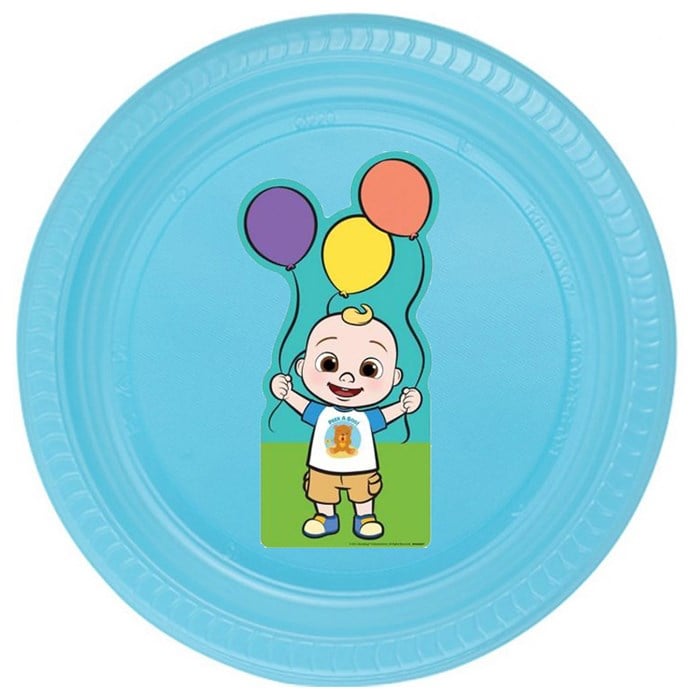 CoComelon Özel Kesim Stickerlı Tabak - 5 Adet