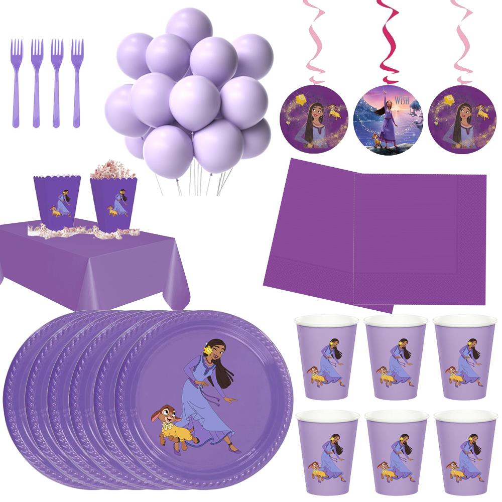 Disney Wish Doğum Günü Parti Seti 15 Kişilik