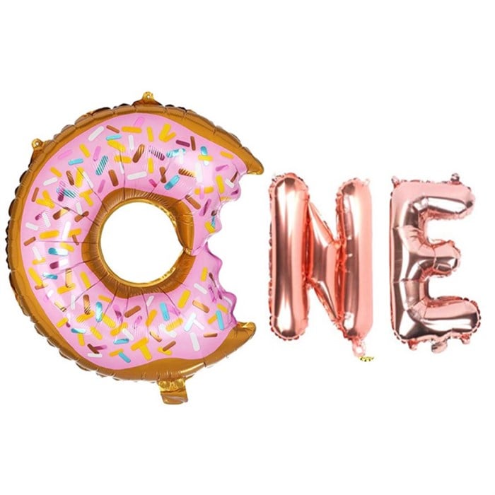 Donut Temalı Rose One Folyo Balon Seti