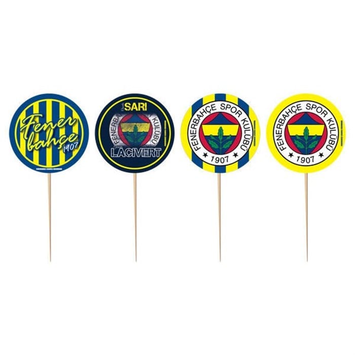 Fenerbahçe Doğum Günü Temalı Lisanslı Kürdan Set - 8 Adet