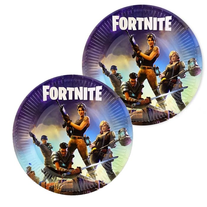 Fortnite Temalı Tabak 8'li