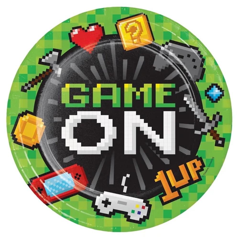 Game On Konsol Konsepti Tabak 8 Adet